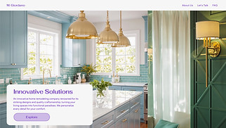 Construction website templates - Home Remodeling Company (Bright)