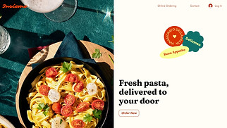 Restaurants & Food website templates - Italian Restaurant