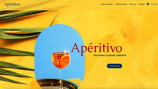 Essen & Trinken Website-Vorlagen - Cocktail-Lieferungen 