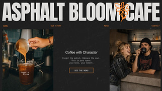 Hepsi site şablonları - Cafe (Grunge)