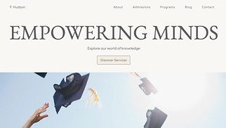 website templates - University (Sophisticated)