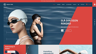 Hjemmesideskabeloner til eCommerce - Badetøj webshop