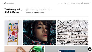 Alle Website-Vorlagen - Textildesigner/in