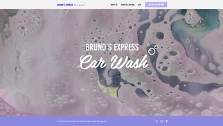 Auto's en motorvoertuigen website templates - Wasstraat