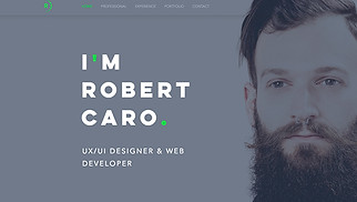 Portfolio & CV website templates - UX Designer