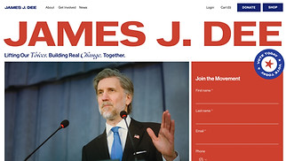 All website templates - Political Candidate (Strong)