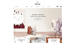 Home & Decor website templates - Baby Gift Store