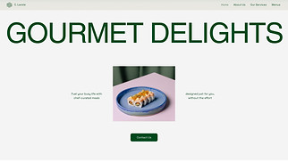 All website templates - Personal Chef (Fresh)