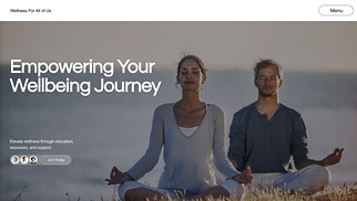 Communities website templates - Health Movement (Clean)