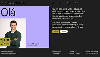 Templates de Currículo - CV Empresarial (Moderno)