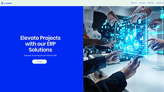 Landing Pages website templates - SaaS Company (Modern)