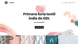 Todas plantillas web – Feria textil