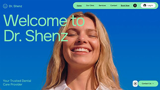 Gezondheid website templates - Dentist (Bright)