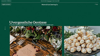 Gastronomie Website-Vorlagen - Catering-Anbieter