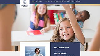 Schools & Universities website templates - Elementary School