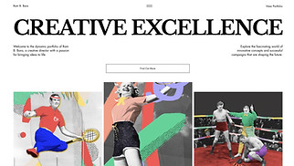 All website templates - Creative Director Portfolio (Classic)