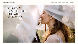 Fotografie Website-Vorlagen - Hochzeitsfotograf/in