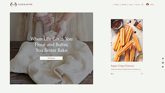 Template Blog per siti web - Blog di Cucina