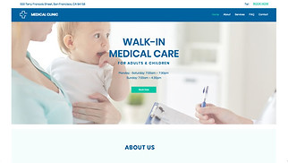 Health website templates - Medical Clinic