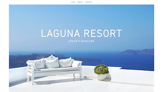 Travel & Tourism website templates - Resort