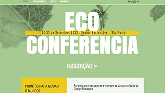 Templates de Eventos - Conferência ambiental
