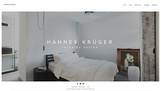 Design Website-Vorlagen - Innendesigner/in