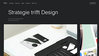 Design Website-Vorlagen - Designunternehmen