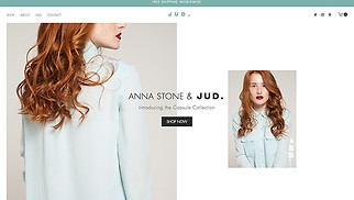 Jewelry & Accessories website templates - Clothing Store