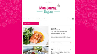 Templates de sites web Tous - Blog et podcast gastronomique