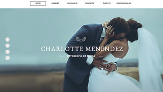 Eventos y Retratos plantillas web – Fotógrafo de bodas