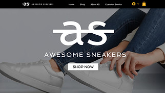 Aksesuar site şablonları - Ayakkabı Mağazası