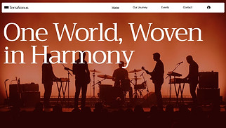 Industria Musical plantillas web – World Music Band (Inspiring)