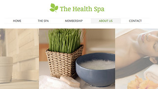 Wellness website templates - Spa