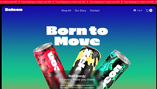 Templates de Todas - Energy Drinks Store (Gradient)