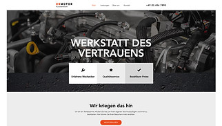Autos & Transport Website-Vorlagen - KFZ-Werkstatt