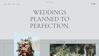 Weddings website templates - Wedding Planner