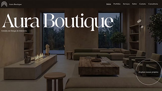 Templates de Design de interiores - Empresa de Design de Interiores (Elegante)
