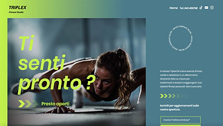 Template Sport e fitness per siti web - Pagina per Coming Soon