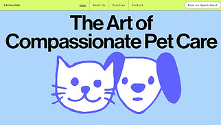 website templates - Veterinary (Illustrative)