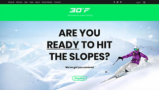 Sports & Fitness website templates - Sporting Goods Store 