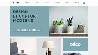 Templates de sites web Intérieurs et design - Magasin d'équipement de la maison