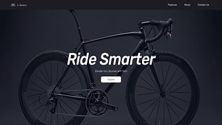 All website templates - E-Bikes Company (Futuristic)