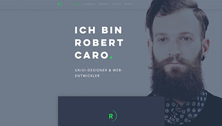 Portfolio & Lebenslauf Website-Vorlagen - UX-Designer/in