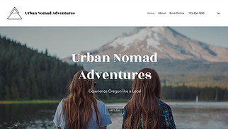 Travel & Tourism website templates - Adventure Tour Company