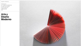 Portafolios y currículum plantillas web – Artista (Minimalista)