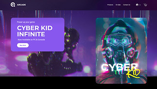 Electronics website templates - Gaming Store