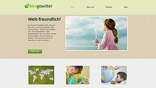 Gemeinschaft Website-Vorlagen - Umweltorganisation