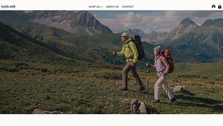 Hemsidemallar för Sport & fritid - Camping Equipment Store (Inspiring)