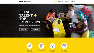 Business website templates - Staffing Agency