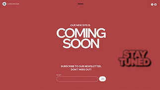 NIEUW! website templates - Introductiepagina "binnenkort"